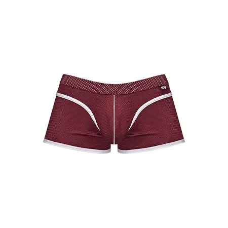 Male Power Sport Mesh Mini Short XL Burgundy - Atletski Udoban Kroj