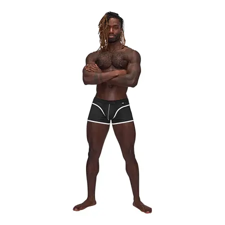 Male Power Sport Mesh Mini Short S Crna - Atletski Dizajn, Prozračna Tkanina