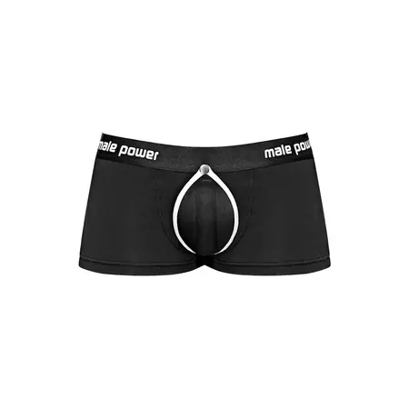 Male Power The Helmet Short XL - Padded Cut-Out Brief, Black