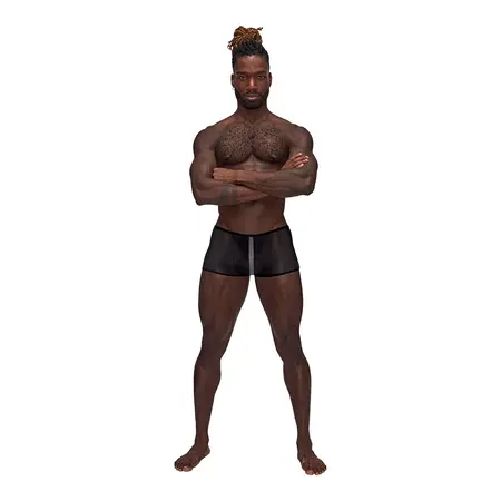 Male Power Landing Strip Mini Short S Mat Oniks Crna