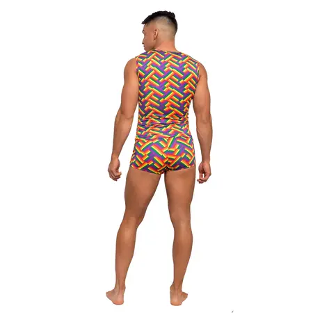 Male Power Fitness Tank XL - Dugin riblja kost, prozračni top