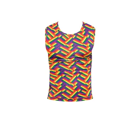 Male Power Fitness Tank XL - Dugin riblja kost, prozračni top