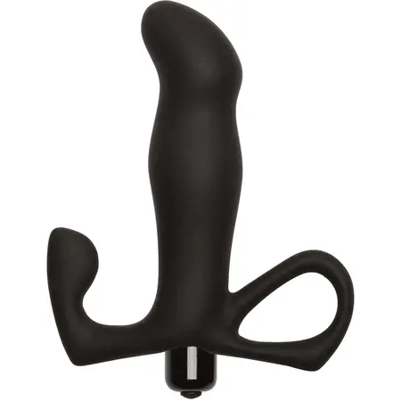 Doc Johnson OptiMALE Vibrating Silicone Prostate Massager Black