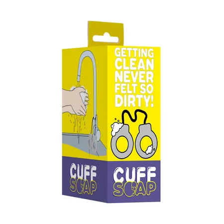 Gift Republic Handcuff Shaped Soap - Unique Gag Gift, White, 100g