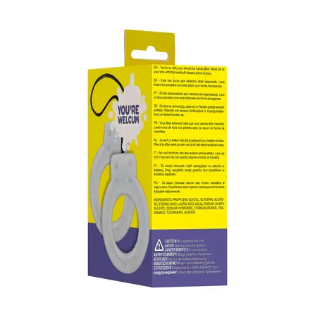 Gift Republic Handcuff Shaped Soap - Unique Gag Gift, White, 100g