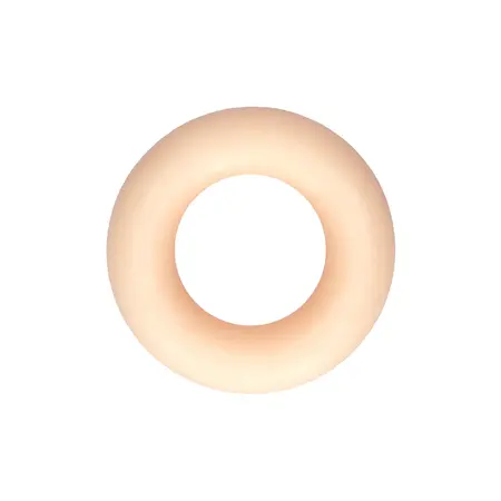 Shots Toys Bath Ring Soap - Playful Gift, Gentle Cleansing, White