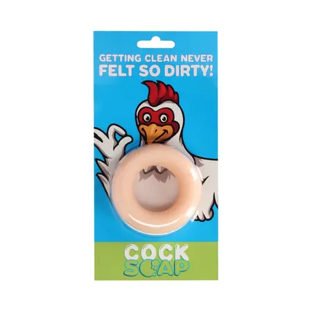 Shots Toys Bath Ring Soap - Playful Gift, Gentle Cleansing, White