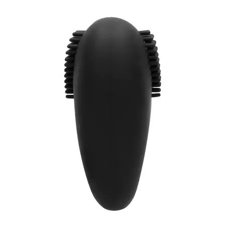 Aubin Vibrating Ring - Silicone, 10-Speed, Discreet, Black
