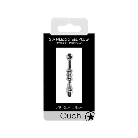 Mystim Metal Urethral Sound 10 mm - Precision Stainless Steel Plug