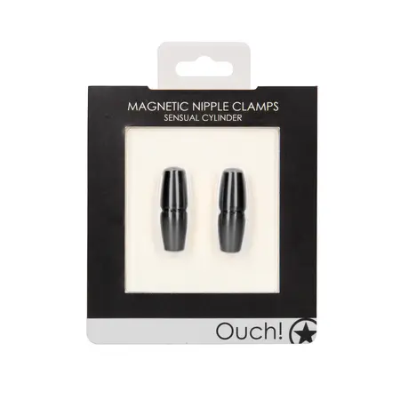 Nexus Sensual Cylinder Magnetic Clamp Set - Aluminum, Adjustable Pressure