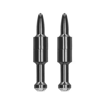 ToyJoy Magnetic Nipple Accessory Diamond Pin Aluminum Silver 2pcs