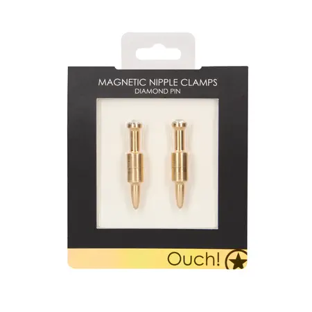 Fifty Shades of Grey Magnetic Pin Clamps with Diamond Detail Aluminium