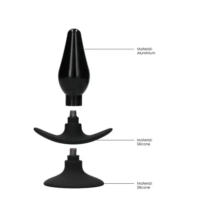 Sinner Gear Set zamenjivih čepova Zaobljeni veliki Aluminijum/Silikon