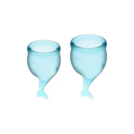 Feel Secure Menstrual Cup - Reusable Silicone Protection, Size M