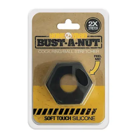 Oxballs Nut Ring Silicone Comfort Fit 50mm Black