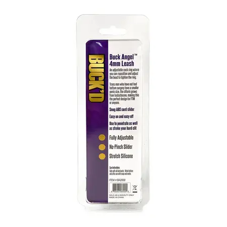 Buck'd Adjustable Belt 4mm with Push Button Sizing System - Universal Fit