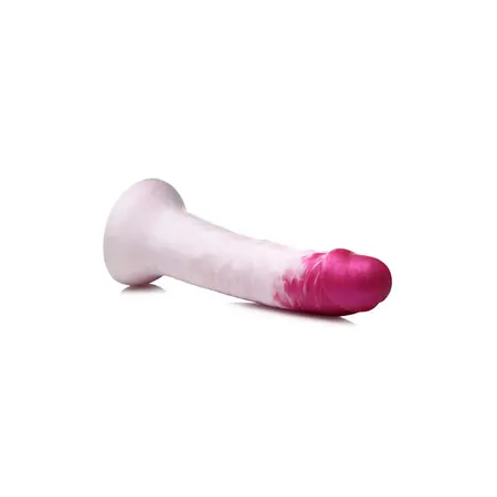 XR Brands Real Swirl Silicone Model with Suction Base - Multicolor, 19 cm