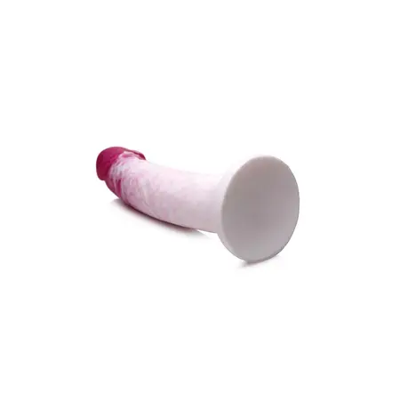 XR Brands Real Swirl Silicone Model with Suction Base - Multicolor, 19 cm