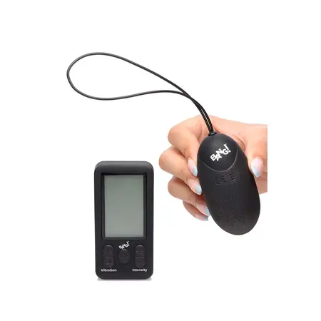 BANG! XL Silicone Vibrating Egg Remote Control 25 Modes Waterproof