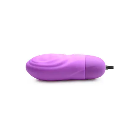 XR Brands Vibrating Silicone Bullet 7 Modes Rechargeable Black