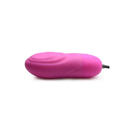 XR Brands Vibrating Silicone Bullet 7-Mode Rechargeable Black