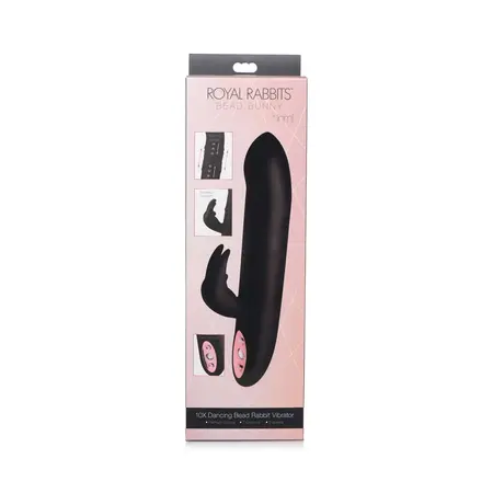 Royal Rabbits Dancing Bead Intimate Machine Silicone Waterproof Pink