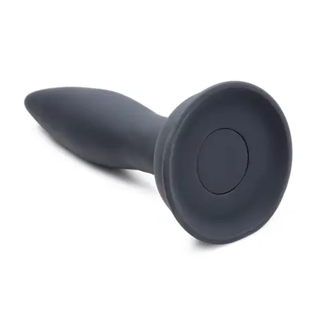 XR Brands Turbo Ass-Spinner Silikonski Čep Daljinski Upravljač Crni