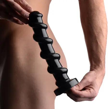 Mighty Screw Intimna Mašina 25 cm Crna Bez Ftalata PVC