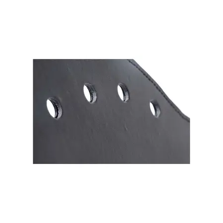 Master Series Rounded Paddle PU Leather Black 40cm with Airflow Holes