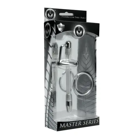Master Series Silicone Flexible Hollow Plug with Stainless Tip 8 mm
