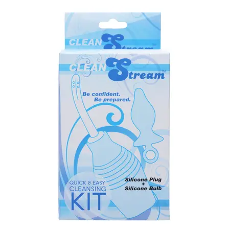 XR Brands CleanStream Essentials Intimate Hygiene Kit 300mL Black