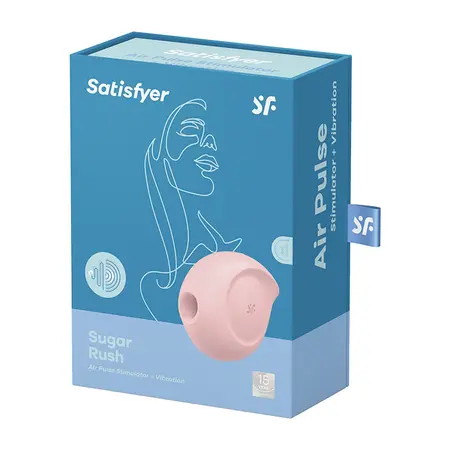 Satisfyer Sugar Rush Vazdušni Puls Silicone Intimni Sistem Roze Punjiv
