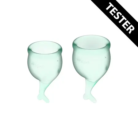 Feel Secure Intimate Cup Light Green Tester - Compact & Hygienic Design