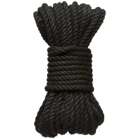 Bind and Tie Konopljino Uže 6mm x 9,1m Crno - Izdržljivo Prirodno Vlakno
