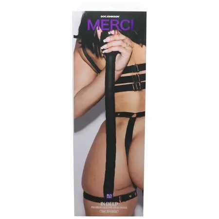 Doc Johnson In Deep Premium Silicone Fleksibilni Intimni Trener Crni