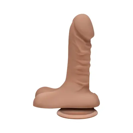 Doc Johnson The D Super D 6'' Dual Density ULTRASKYN, Suction Cup, 15cm
