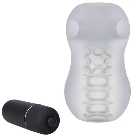 Doc Johnson GoodHead Helping Head Pro Frosted Vibrirajuća Navlaka 7,6 cm