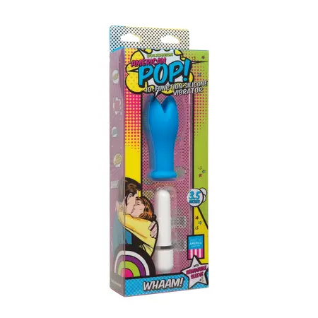 American Pop Whaam! Silicone Intimna Mašina 10 Funkcija 15 cm Višebojna