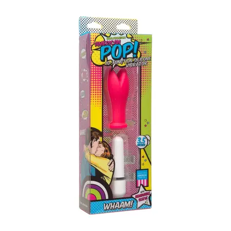 Doc Johnson American Pop Whaam! 10-Function Silicone Vibrator 15cm