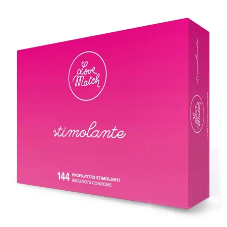 Love Match Stimolante Textured Intimate Protection 144-Pack