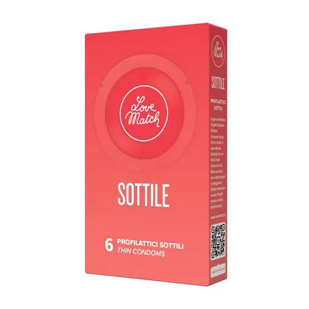 Love Match Sottile ultra-tanke lateks zaštitne navlake 6 komada