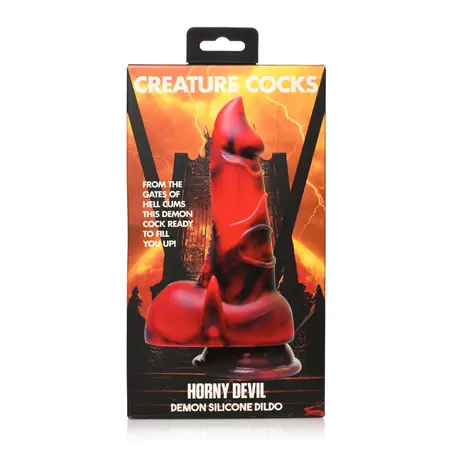 Horny Devil Demon silikonski model crveni anatomski fantazijski oblik