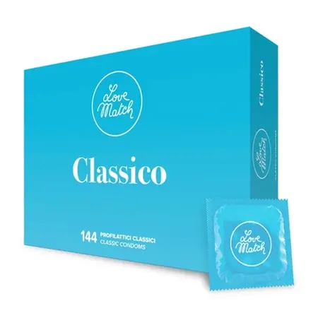 Love Match Classico premium kondomi 144 komada udobno prijanjanje podmazani