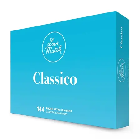 Love Match Classico premium kondomi 144 komada udobno prijanjanje podmazani