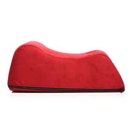 XR Brands Deluxe Wand Saddle Red - Ergonomic Support Pillow for Wands
