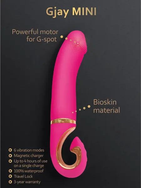 Gvibe Gjay Mini Wildberry kompaktni intimni uređaj 6 režima Bioskin