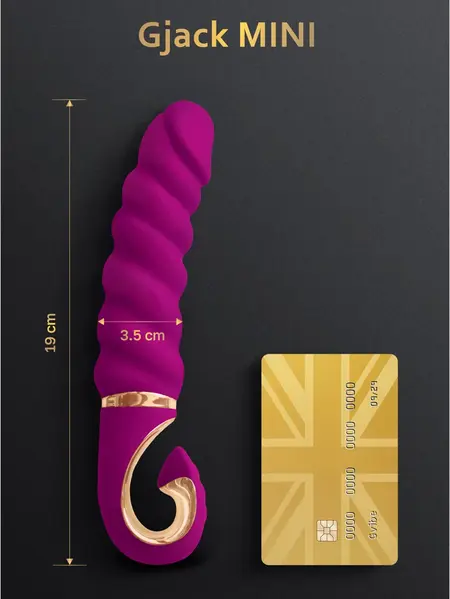 Gvibe Gjack Mini Sweet Raspberry kompaktni intimni uređaj Bioskin