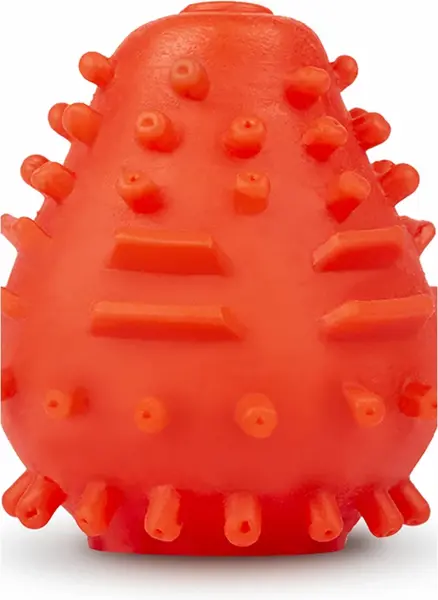 Gvibe Gegg Red crveno fleksibilno TPE intimno jaje sa 3D teksturom