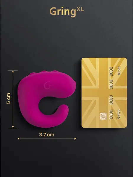 Gvibe G-Ring XL Sweet Raspberry multifunkcionalni vibrirajući prsten XL veličine
