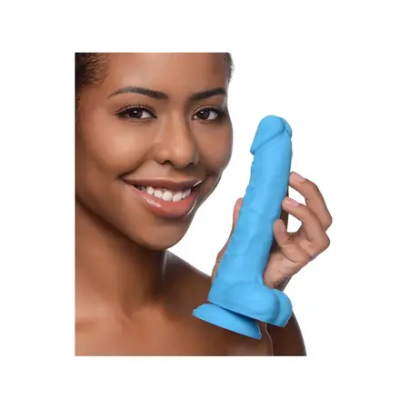 Curve Toys Lollicock silikonski intimni model sa bazom 18 cm prirodni